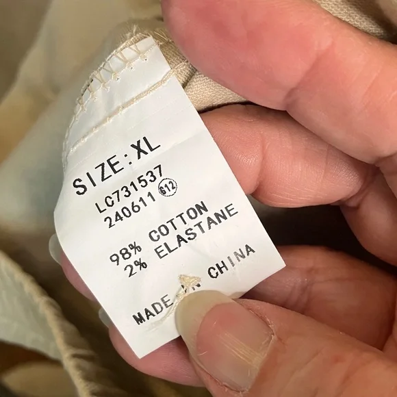 Beige Women's High-Waist Casual Shorts - Picture 5 of 6